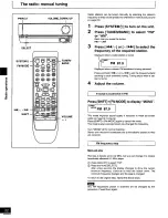 Предварительный просмотр 22 страницы Panasonic SADT100 - MINI SYSTEM RECEIVER Operating Instructions Manual