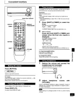 Предварительный просмотр 27 страницы Panasonic SADT100 - MINI SYSTEM RECEIVER Operating Instructions Manual