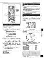 Предварительный просмотр 29 страницы Panasonic SADT100 - MINI SYSTEM RECEIVER Operating Instructions Manual