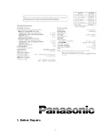 Preview for 2 page of Panasonic SADT300 - MINI SYSTEM RECEIVER Service Manual