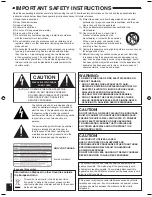 Preview for 2 page of Panasonic SAEN38 - CD STEREO SYSTEM Operating Instructions Manual