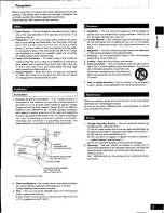 Preview for 3 page of Panasonic SAEX320 - RECEIVER Operating Manual