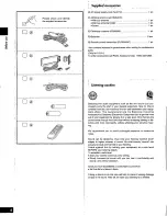 Preview for 4 page of Panasonic SAEX320 - RECEIVER Operating Manual