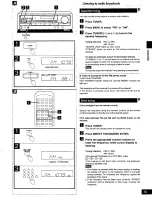 Preview for 15 page of Panasonic SAEX320 - RECEIVER Operating Manual