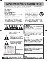 Preview for 2 page of Panasonic SAHC3 - COMPACT STEREO SYSTEM Operating Instructions Manual