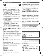 Preview for 3 page of Panasonic SAHC3 - COMPACT STEREO SYSTEM Operating Instructions Manual