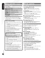 Preview for 10 page of Panasonic SAHC40 - COMPACT STEREO SYSTEM Operating Manual