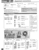 Preview for 6 page of Panasonic SAHE100 - RECEIVER Operating Instructions Manual