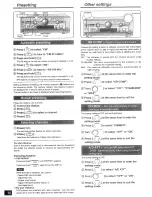 Preview for 14 page of Panasonic SAHE100 - RECEIVER Operating Instructions Manual