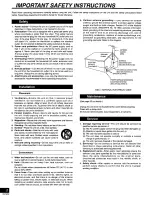 Preview for 2 page of Panasonic SAHE200 - RECEIVER Operating Instructions Manual