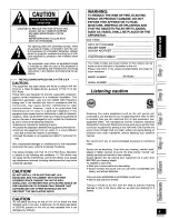 Предварительный просмотр 3 страницы Panasonic SAHE200 - RECEIVER Operating Instructions Manual