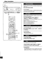 Предварительный просмотр 18 страницы Panasonic SAHE200K - RECEIVER Operating Instructions Manual