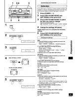 Предварительный просмотр 13 страницы Panasonic SAHE7 - RECEIVER Operating Instructions Manual