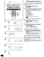 Предварительный просмотр 14 страницы Panasonic SAHE7 - RECEIVER Operating Instructions Manual