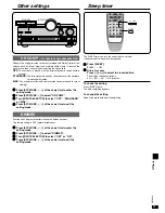 Preview for 17 page of Panasonic SAHE75 - RECEIVER Operating Instructions Manual