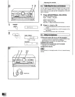 Предварительный просмотр 20 страницы Panasonic SAHE9 - RECEIVER Operating Instructions Manual