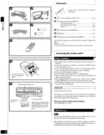 Preview for 4 page of Panasonic SAHT210 - RECEIVER Operating Instructions Manual