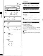 Preview for 12 page of Panasonic SAHT210 - RECEIVER Operating Instructions Manual