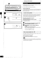 Preview for 14 page of Panasonic SAHT210 - RECEIVER Operating Instructions Manual