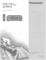 Preview for 25 page of Panasonic SAHT210 - RECEIVER Operating Instructions Manual