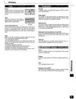 Предварительный просмотр 49 страницы Panasonic SAHT65 - RECEIVER W/5-DISK DV Operating Instructions Manual