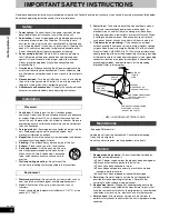 Предварительный просмотр 4 страницы Panasonic SAHT650 - RECEIVER W/5-DISK DV Operating Instructions Manual