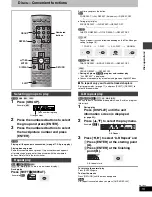 Предварительный просмотр 15 страницы Panasonic SAHT650 - RECEIVER W/5-DISK DV Operating Instructions Manual