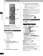 Предварительный просмотр 22 страницы Panasonic SAHT650 - RECEIVER W/5-DISK DV Operating Instructions Manual