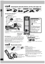 Предварительный просмотр 10 страницы Panasonic SAHT690 - DVD THEATER RECEIVER Operating Instructions Manual