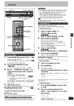 Предварительный просмотр 27 страницы Panasonic SAHT690 - DVD THEATER RECEIVER Operating Instructions Manual