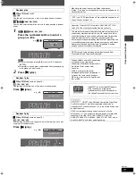 Предварительный просмотр 21 страницы Panasonic SAHT730 - DVD THEATER RECEIVER Operating Instructions Manual