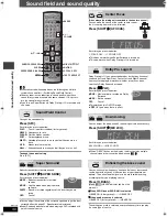 Предварительный просмотр 30 страницы Panasonic SAHT730 - DVD THEATER RECEIVER Operating Instructions Manual