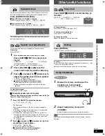 Предварительный просмотр 31 страницы Panasonic SAHT730 - DVD THEATER RECEIVER Operating Instructions Manual