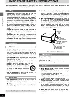 Предварительный просмотр 4 страницы Panasonic SAHT75 - RECEIVER Operating Instructions Manual