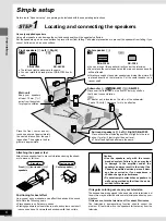 Предварительный просмотр 6 страницы Panasonic SAHT75 - RECEIVER Operating Instructions Manual