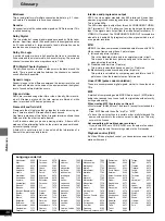 Предварительный просмотр 36 страницы Panasonic SAHT75 - RECEIVER Operating Instructions Manual