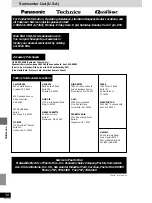 Предварительный просмотр 38 страницы Panasonic SAHT75 - RECEIVER Operating Instructions Manual