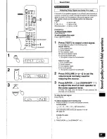 Предварительный просмотр 35 страницы Panasonic SAHT80 - RECEIVER W/ 5-DISK D Operating Instructions Manual