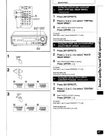 Предварительный просмотр 37 страницы Panasonic SAHT80 - RECEIVER W/ 5-DISK D Operating Instructions Manual