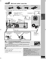 Preview for 9 page of Panasonic SAHT830 - DVD THEATER RECEIVER Operating Instructions Manual