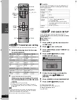 Preview for 12 page of Panasonic SAHT830 - DVD THEATER RECEIVER Operating Instructions Manual