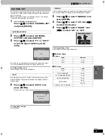 Preview for 37 page of Panasonic SAHT830 - DVD THEATER RECEIVER Operating Instructions Manual