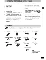 Предварительный просмотр 3 страницы Panasonic SAHT920 - RECEIVER W/5-DISK DV Operating Instructions Manual