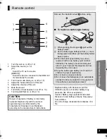 Предварительный просмотр 7 страницы Panasonic SAHTB10 - HOME THEATER AUDIO SYSTEM Operating Instructions Manual