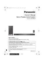 Panasonic SAHTB520 Owner'S Manual preview