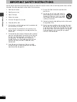 Preview for 4 page of Panasonic SAMT1 - SINGLE DVD MINI SYST Operating Instructions Manual