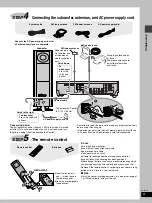 Preview for 9 page of Panasonic SAMT1 - SINGLE DVD MINI SYST Operating Instructions Manual