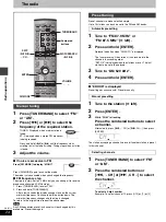 Preview for 24 page of Panasonic SAMT1 - SINGLE DVD MINI SYST Operating Instructions Manual