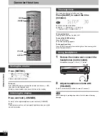 Preview for 28 page of Panasonic SAMT1 - SINGLE DVD MINI SYST Operating Instructions Manual