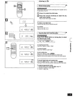 Preview for 13 page of Panasonic SAPM01 - MINI HES W/CD PLAYER Operating Instructions Manual